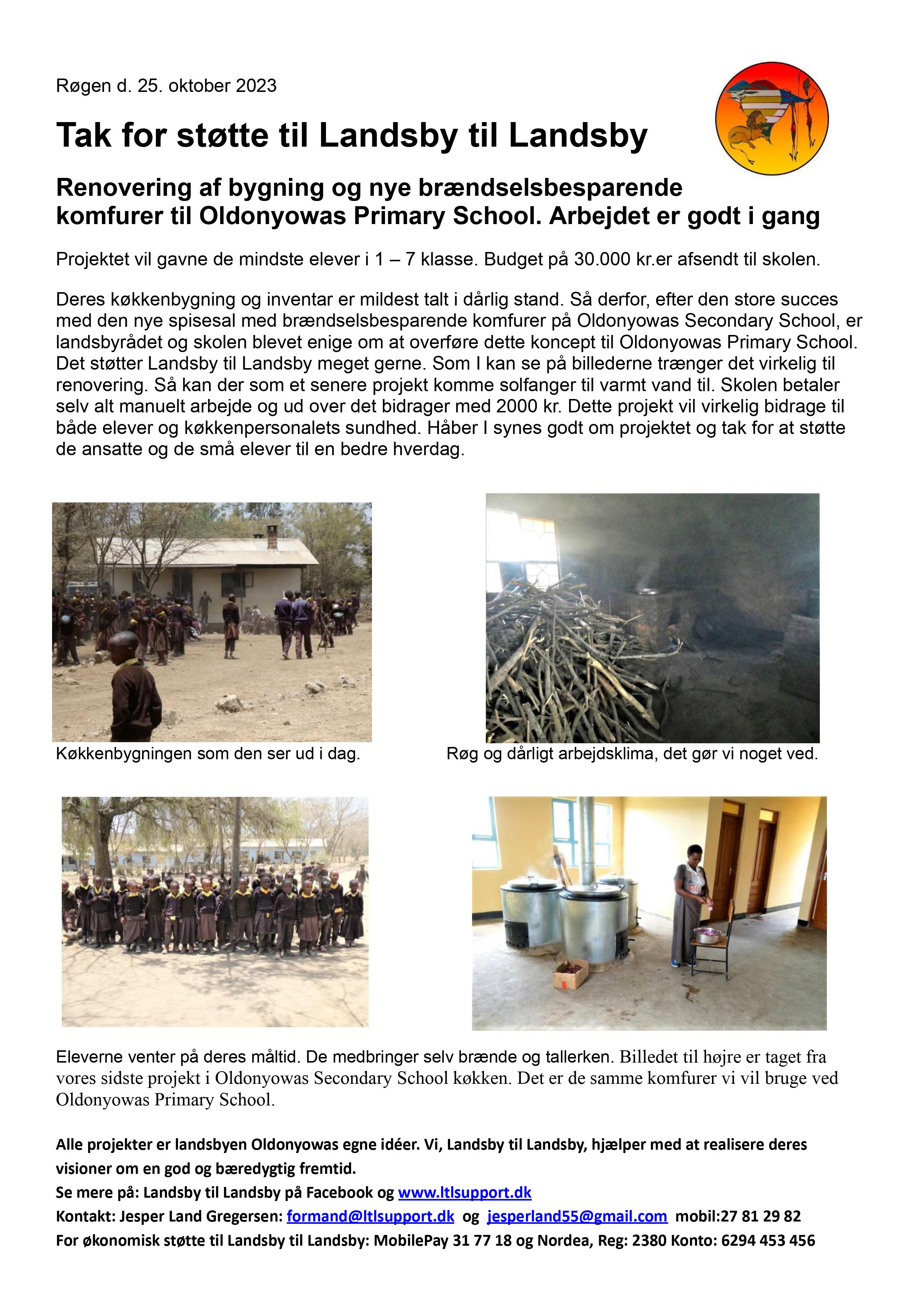 Tak for stotte til Primary School. JPG